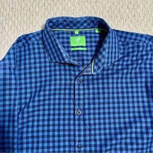Forsyth of Canada Non Iron 100% Cotton Gingham Checkered Men’s 2XL